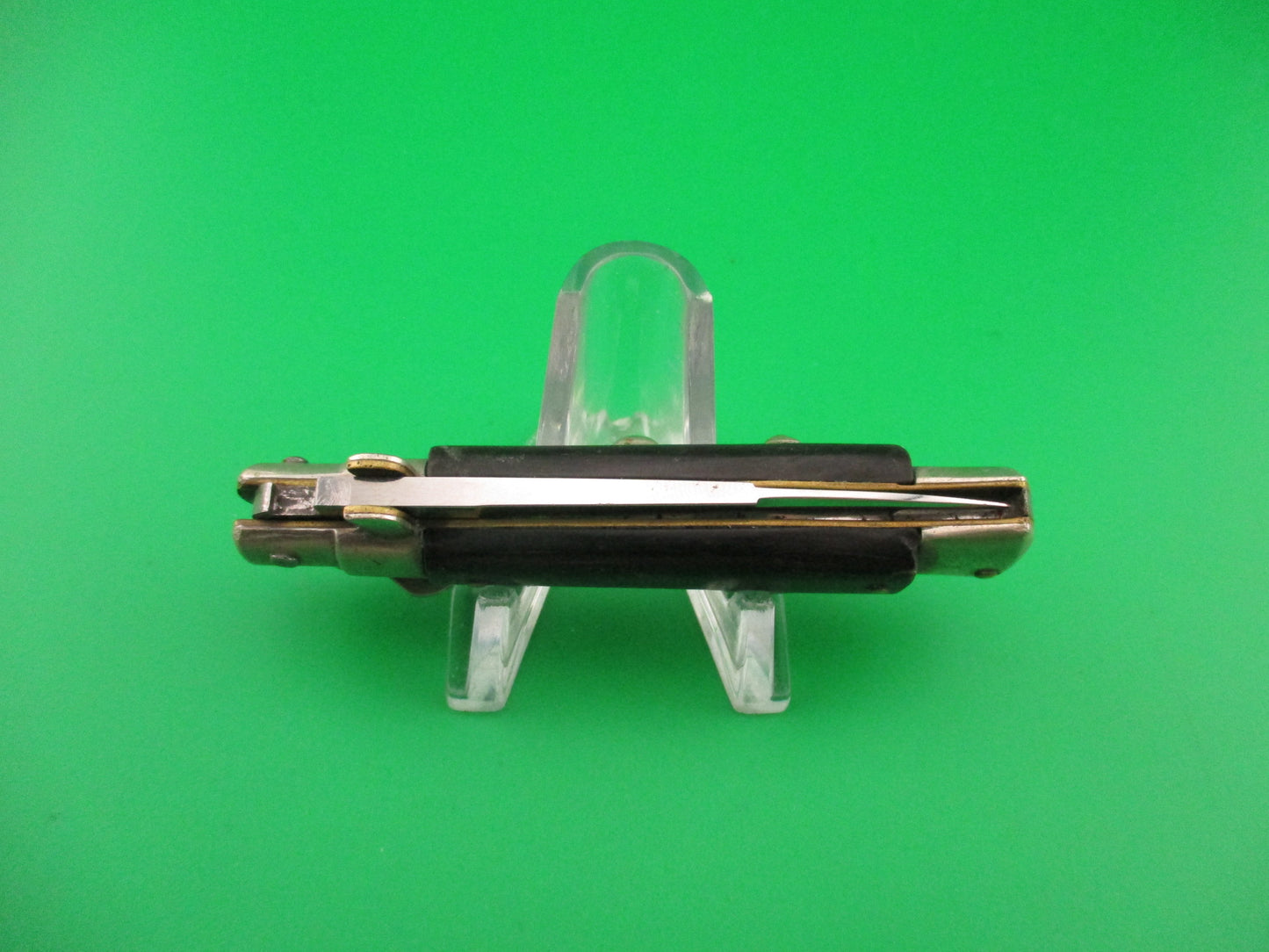 INOX PATENT 35958 14cm Italian Stiletto Fulcrum release vintage automatic knife