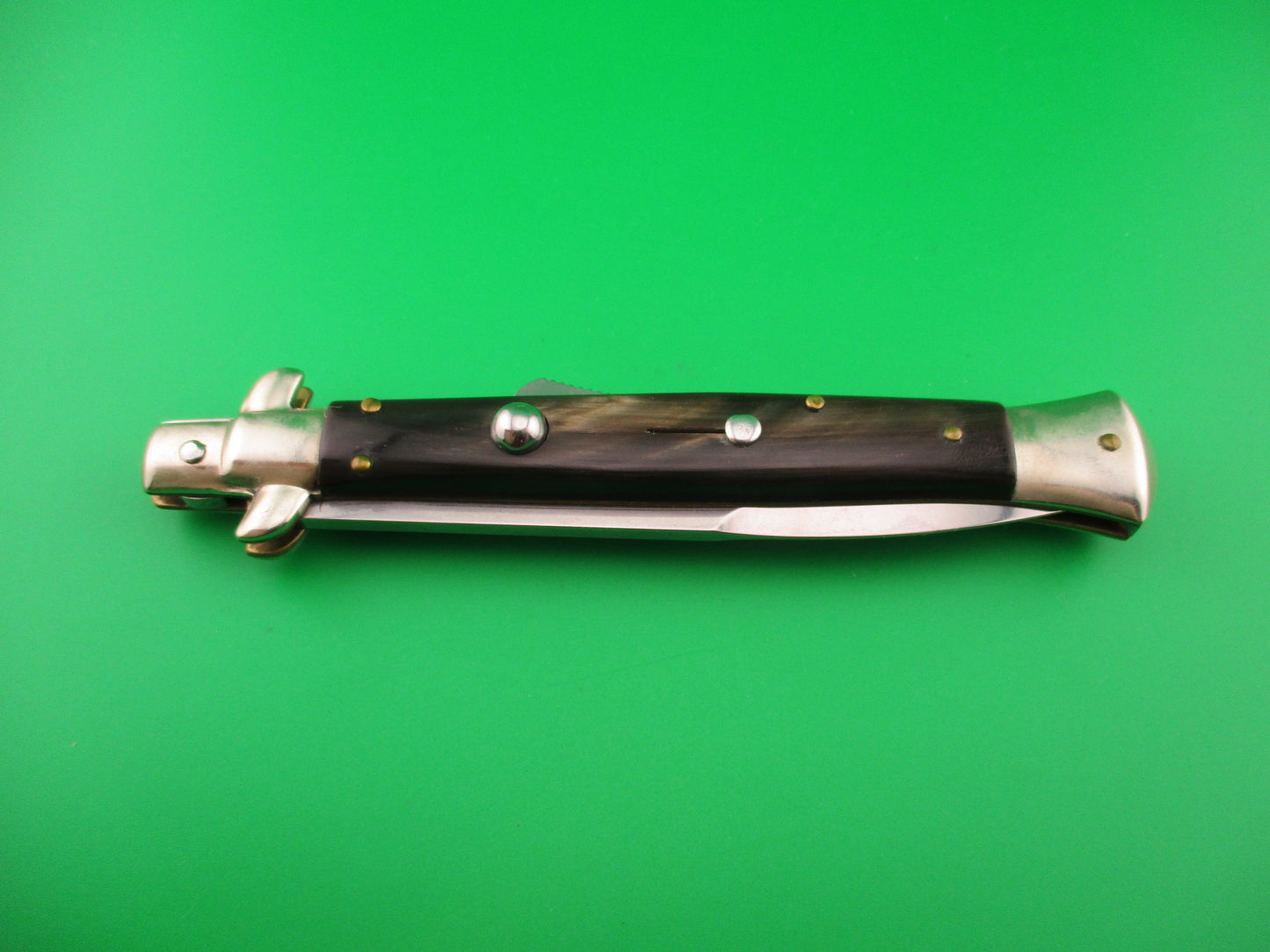 Frank Beltrame 28cm Italian Humpback Horn Limited Edition automatic knife