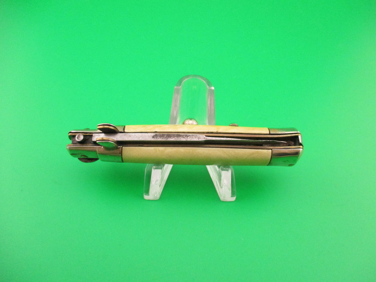 ETHAN 1953 16cm Italian Picklock Shell wrap 1950s vintage automatic knife