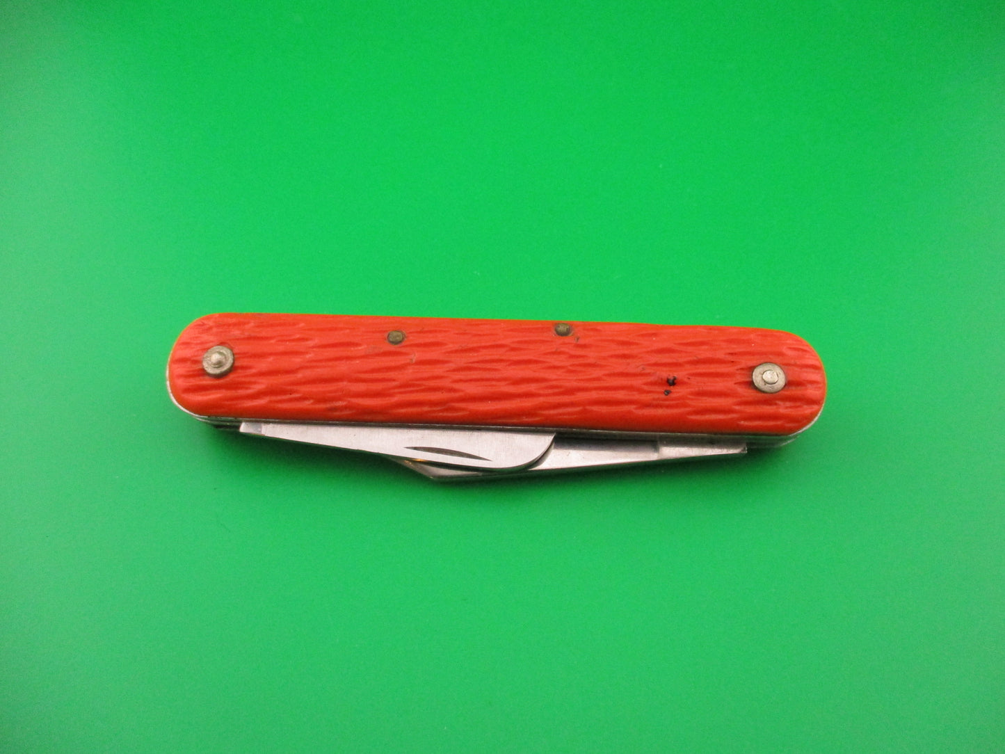 Schrade Walden vintage MC1 Orange military paratrooper switchblade knife