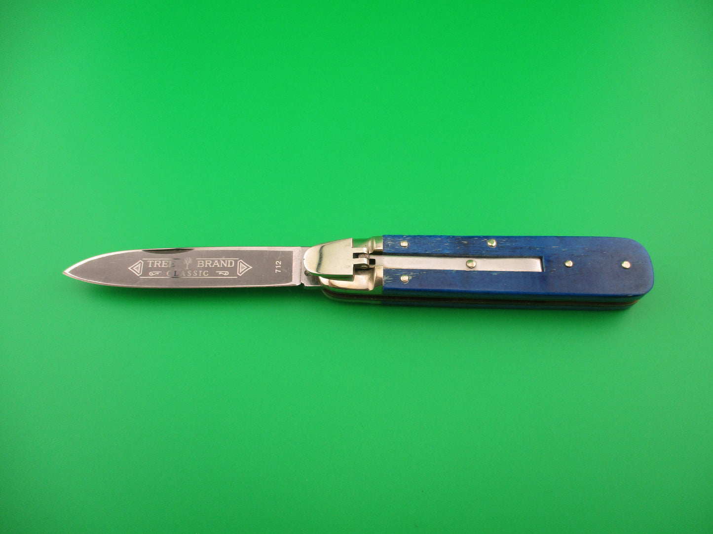 BOKER TREE BRAND CLASSIC 712 11cm German Lever automatic knife Blue bone