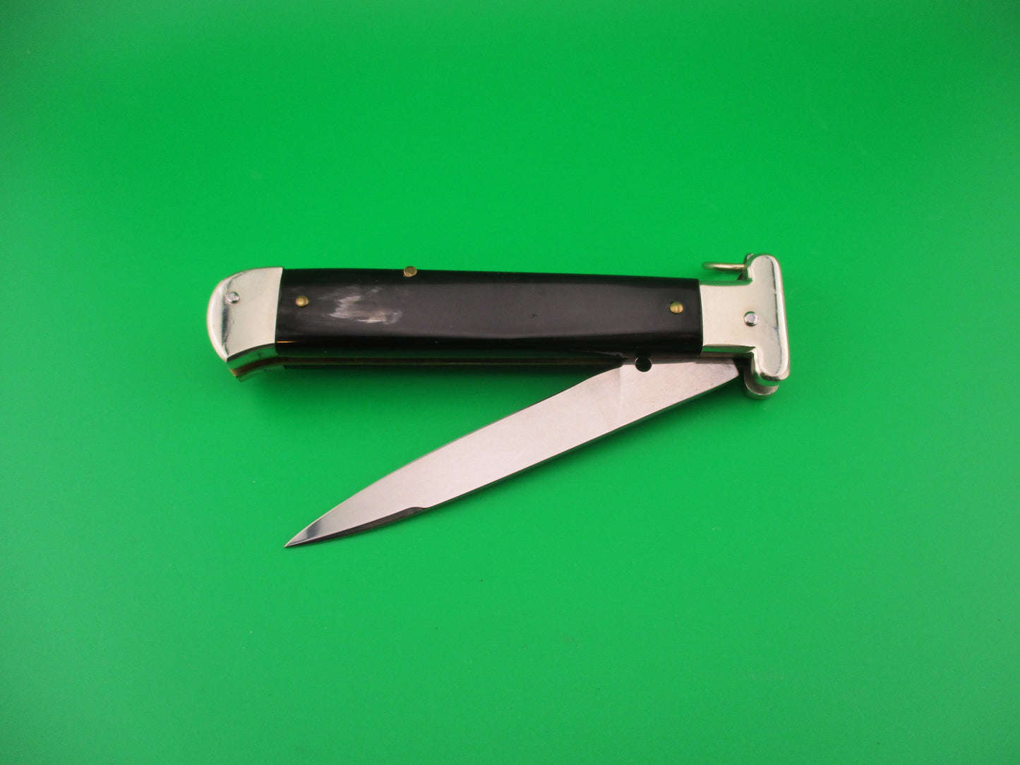 AGA CAMPOLIN Maniago-Italy 2015 22cm Italian Francese Ringpull automatic knife