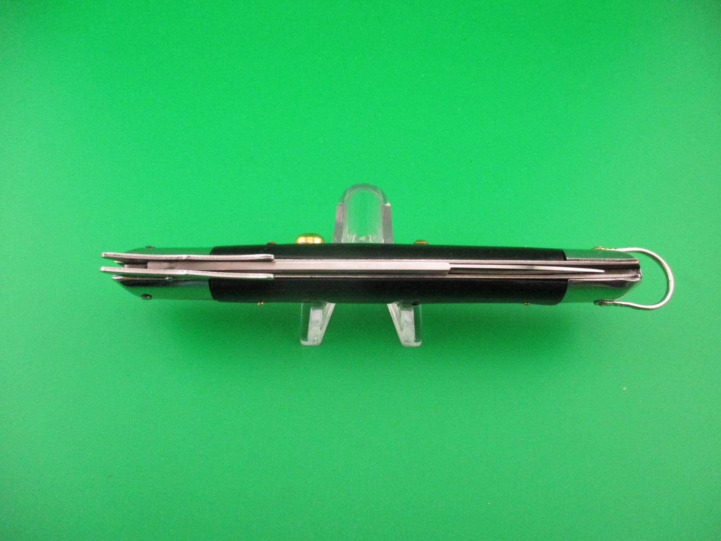 Stainless Steel 26cm Vintage SPRING KNIFE Swing guard NOS automatic knife