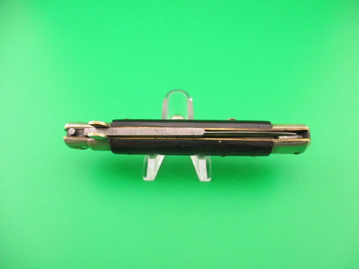 MADE ITALY 23cm Italian Picklock Bayonet blade heavy Vintage 1950s automatic knife