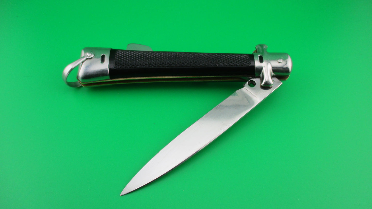 BARGEON INOX 24cm French Crossguard Automatic lockback knife