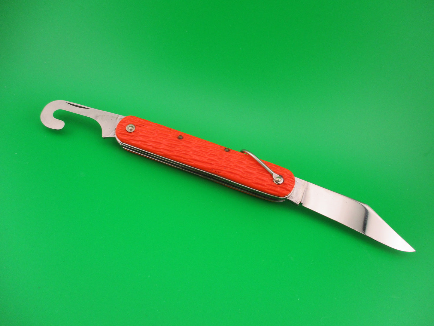 Schrade Walden vintage MC1 Orange military paratrooper switchblade in wrapper