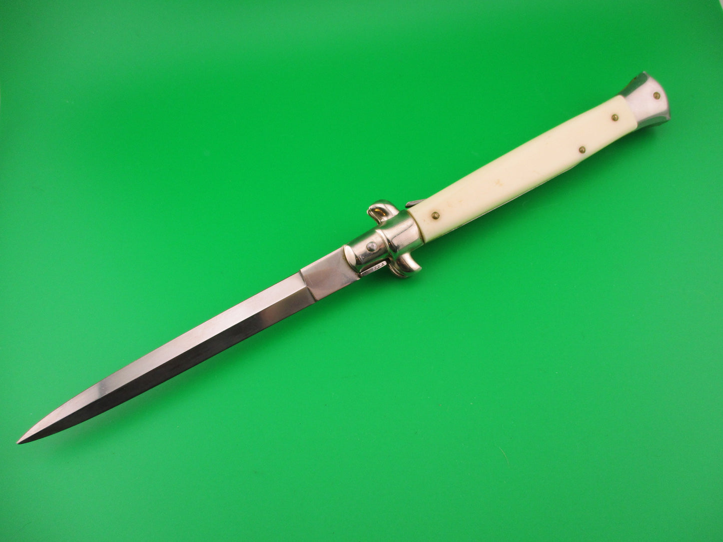 AB STILETTO ITALY 28cm Italian Dagger Blade Camel bone Stiletto switchblade knife