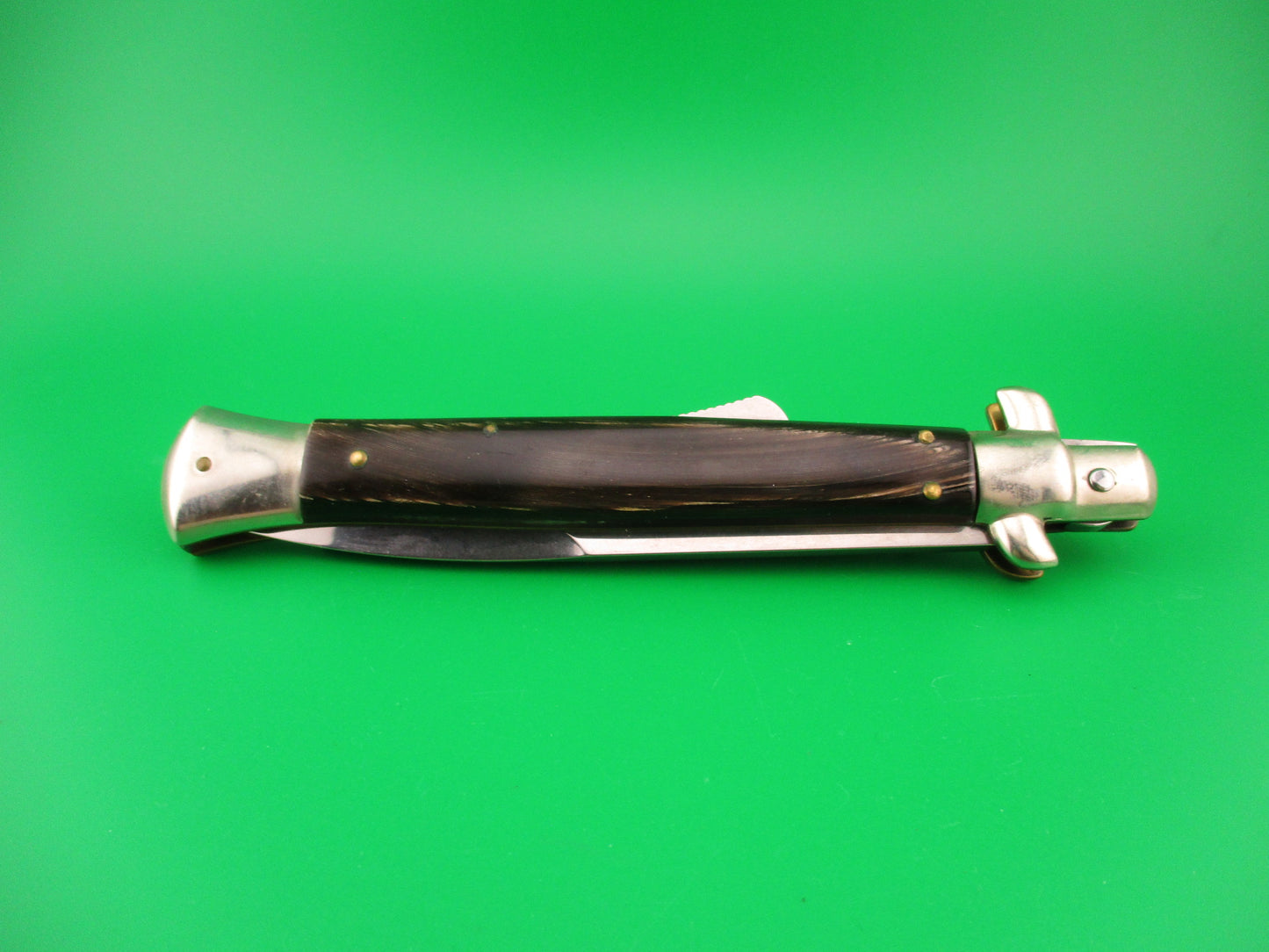 Frank Beltrame 28cm Italian Humpback Horn Limited Edition automatic knife