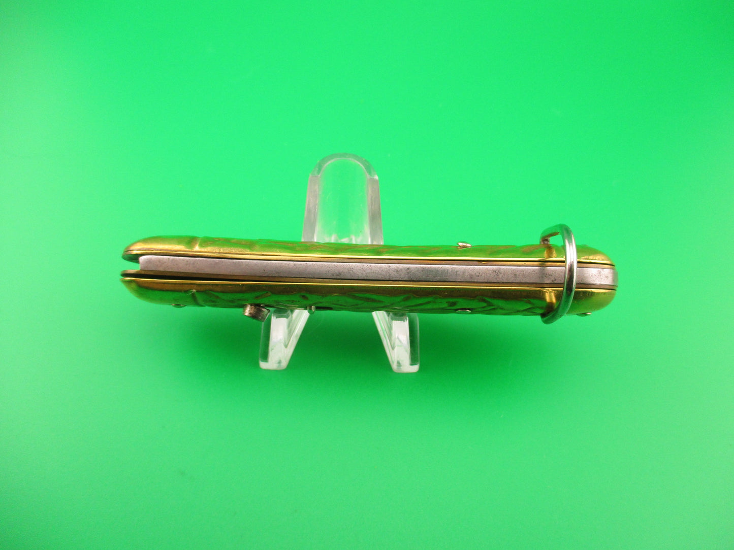 Edgemaster USA Fatjack Brass Vintage 1950s American automatic knife