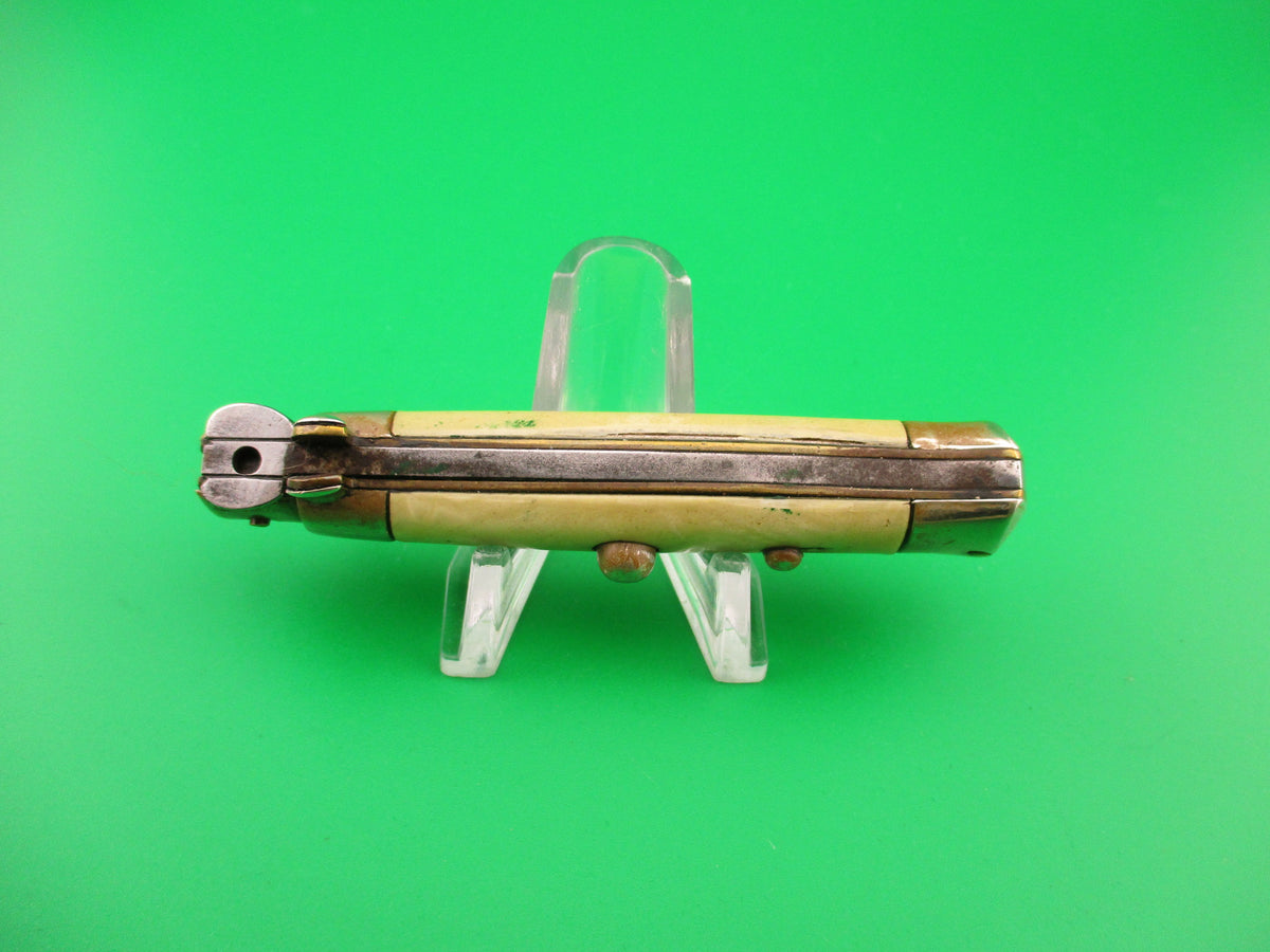 ETHAN 1953 16cm Italian Picklock Shell wrap 1950s vintage automatic knife