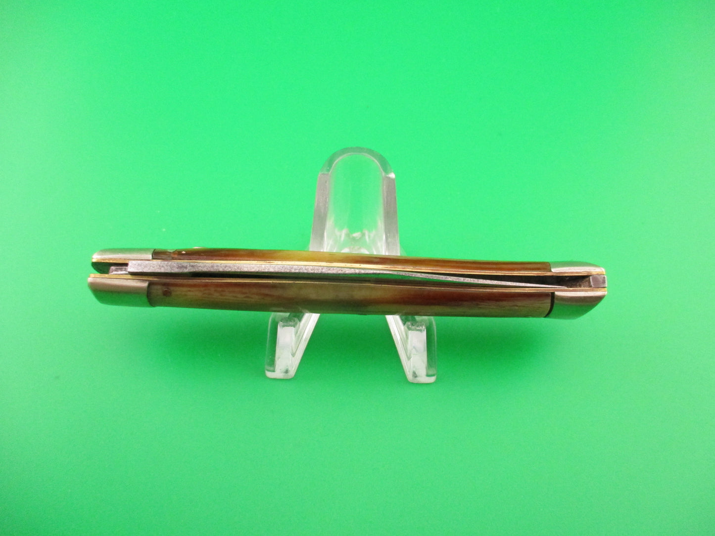 Remington R655 Fishtail Horn Pyralin Vintage 1940s automatic knife