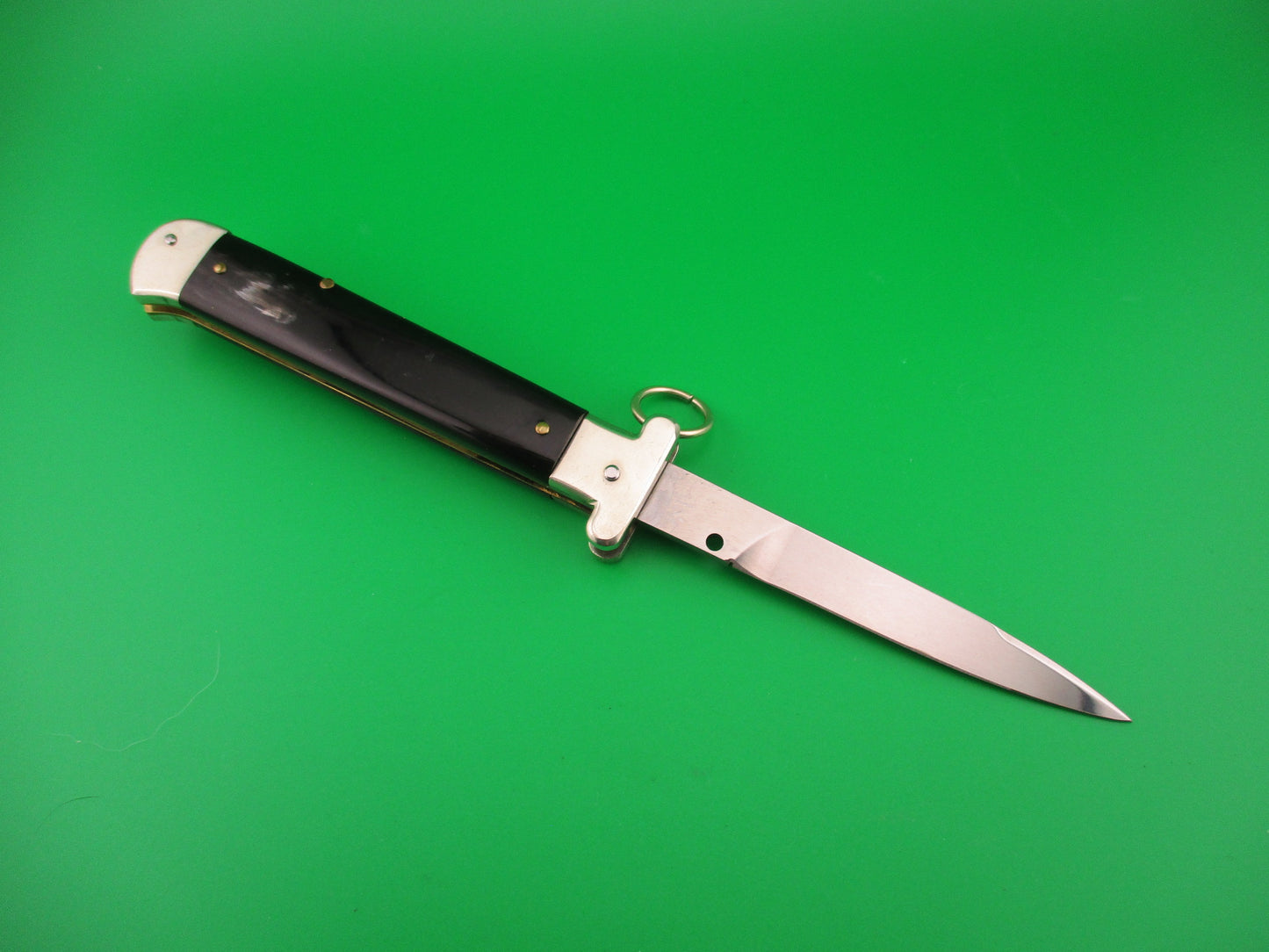AGA CAMPOLIN Maniago-Italy 2015 22cm Italian Francese Ringpull automatic knife