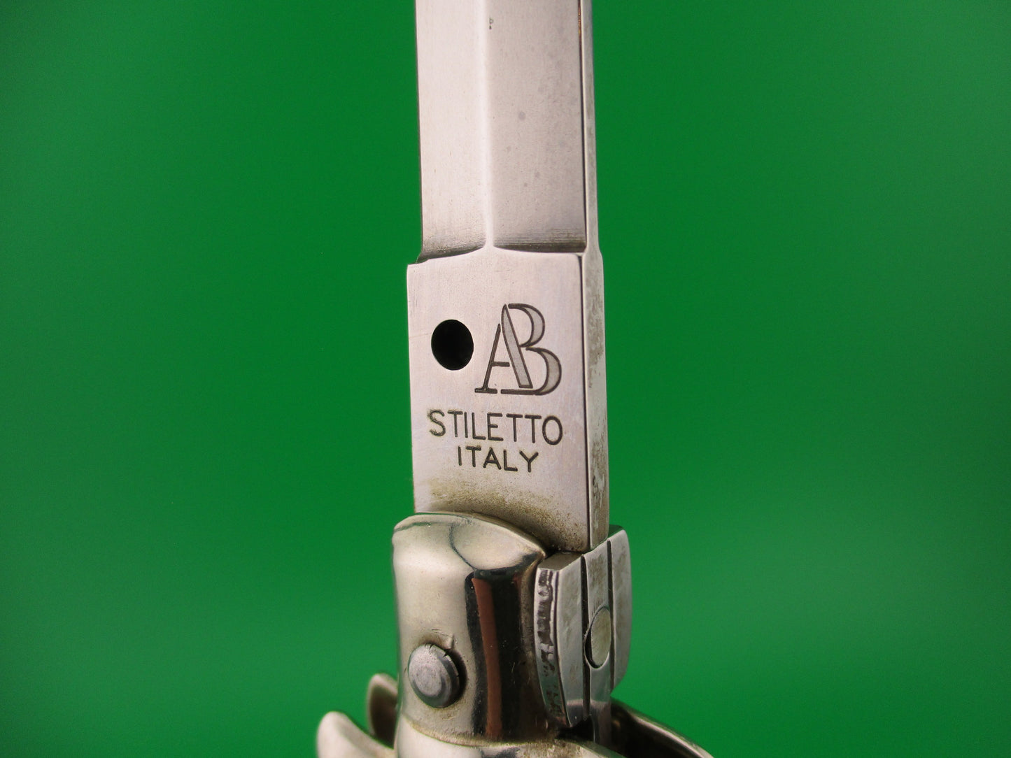 AB STILETTO ITALY 28cm Italian Dagger Blade Camel bone Stiletto switchblade knife
