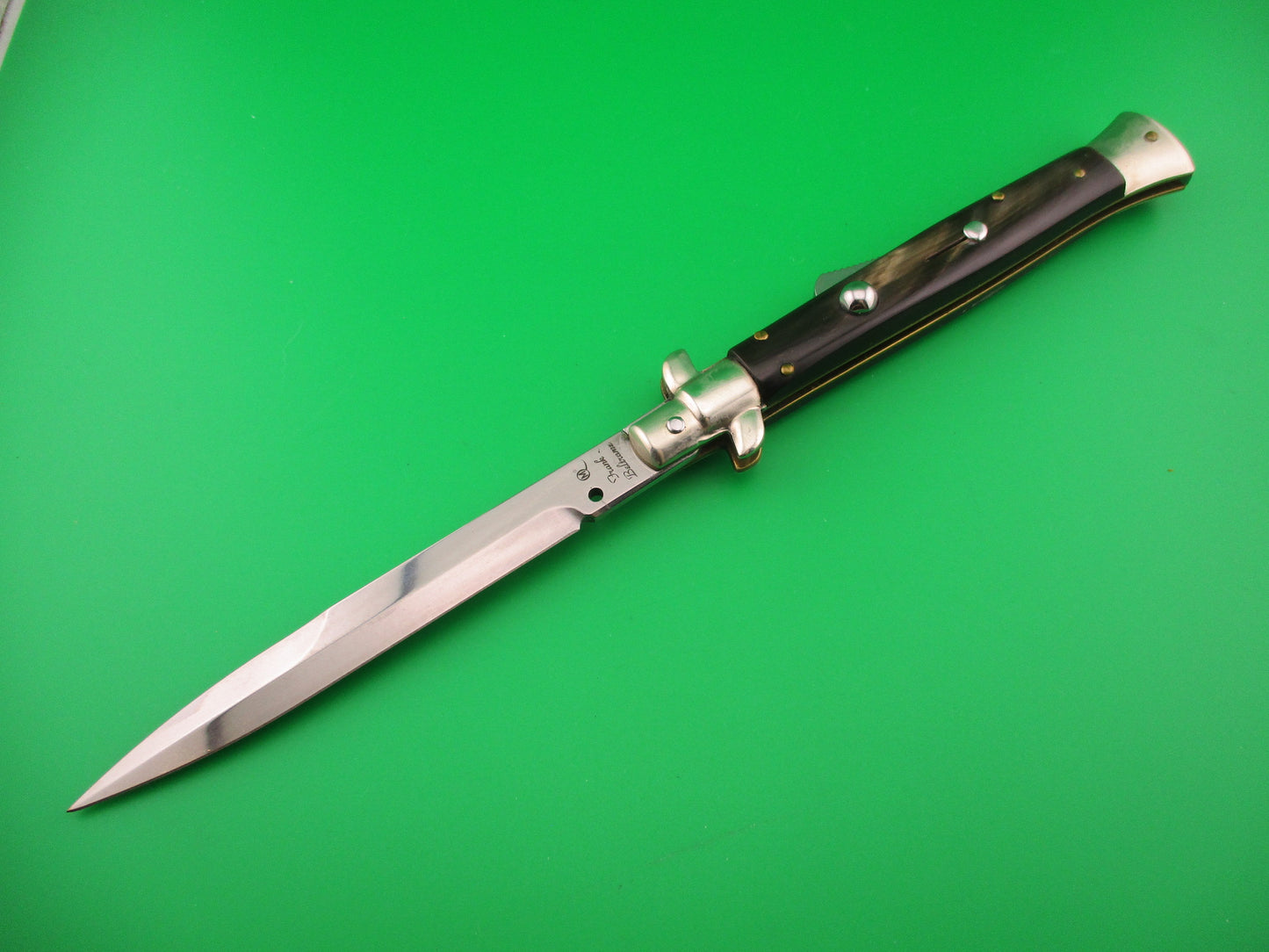 Frank Beltrame 28cm Italian Humpback Horn Limited Edition automatic knife
