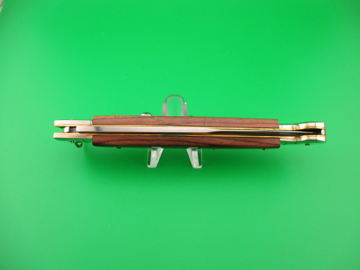 AGA CAMPOLIN 30cm Italian Sicilian Ring Pull Wood handled automatic knife
