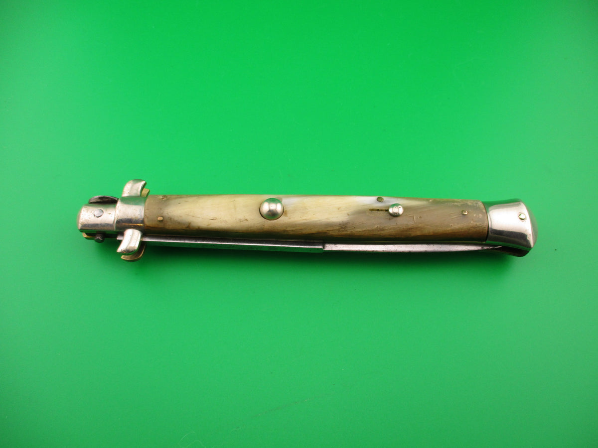 Latama 33cm Italian Picklock 1950s vintage Bayonet Horn automatic knife 5mm