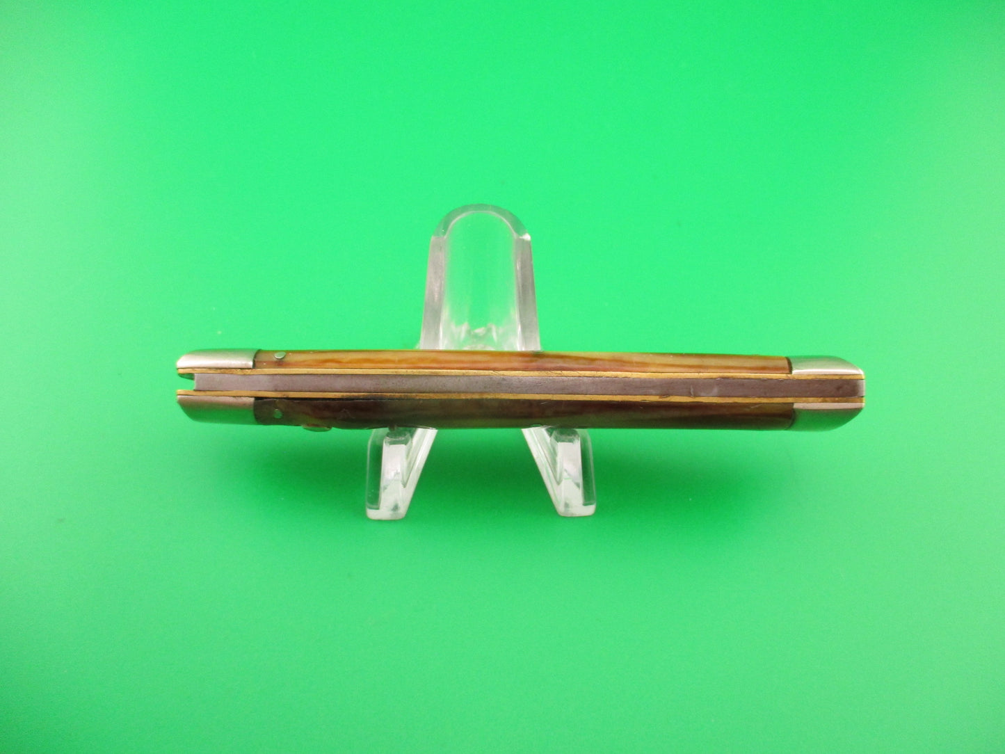 Remington R655 Fishtail Horn Pyralin Vintage 1940s automatic knife