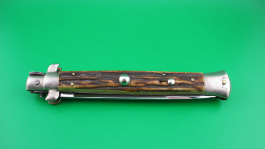 z C JUL HERBERTZ IMPORT 28cm Italian Stag Transitional Swivel bolster switchblade
