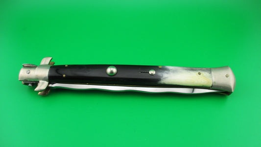 M. ITALY INOX 33cm Italian Picklock KRIS blade automatic knife 1950s Vintage