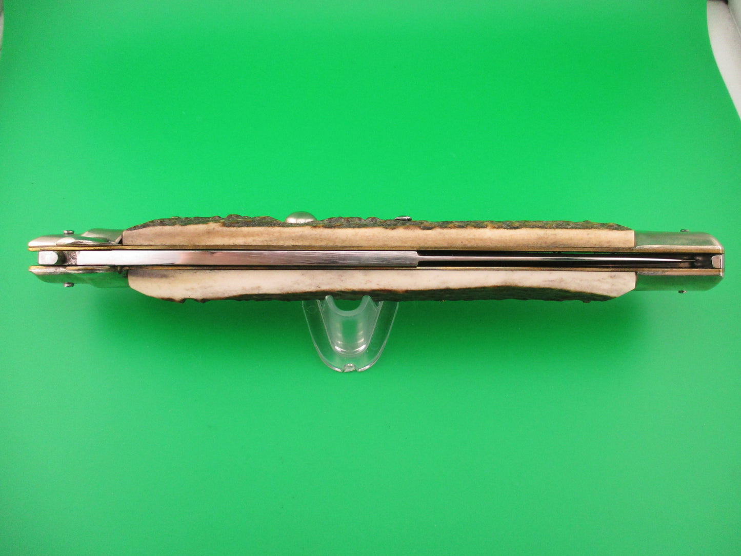 AGA CAMPOLIN ITALY 45cm Italian Stag swivel bolster 18 inch automatic knife