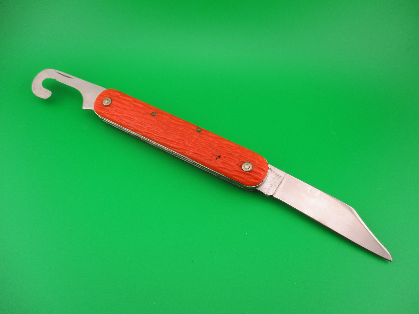 Schrade Walden vintage MC1 Orange military paratrooper switchblade knife