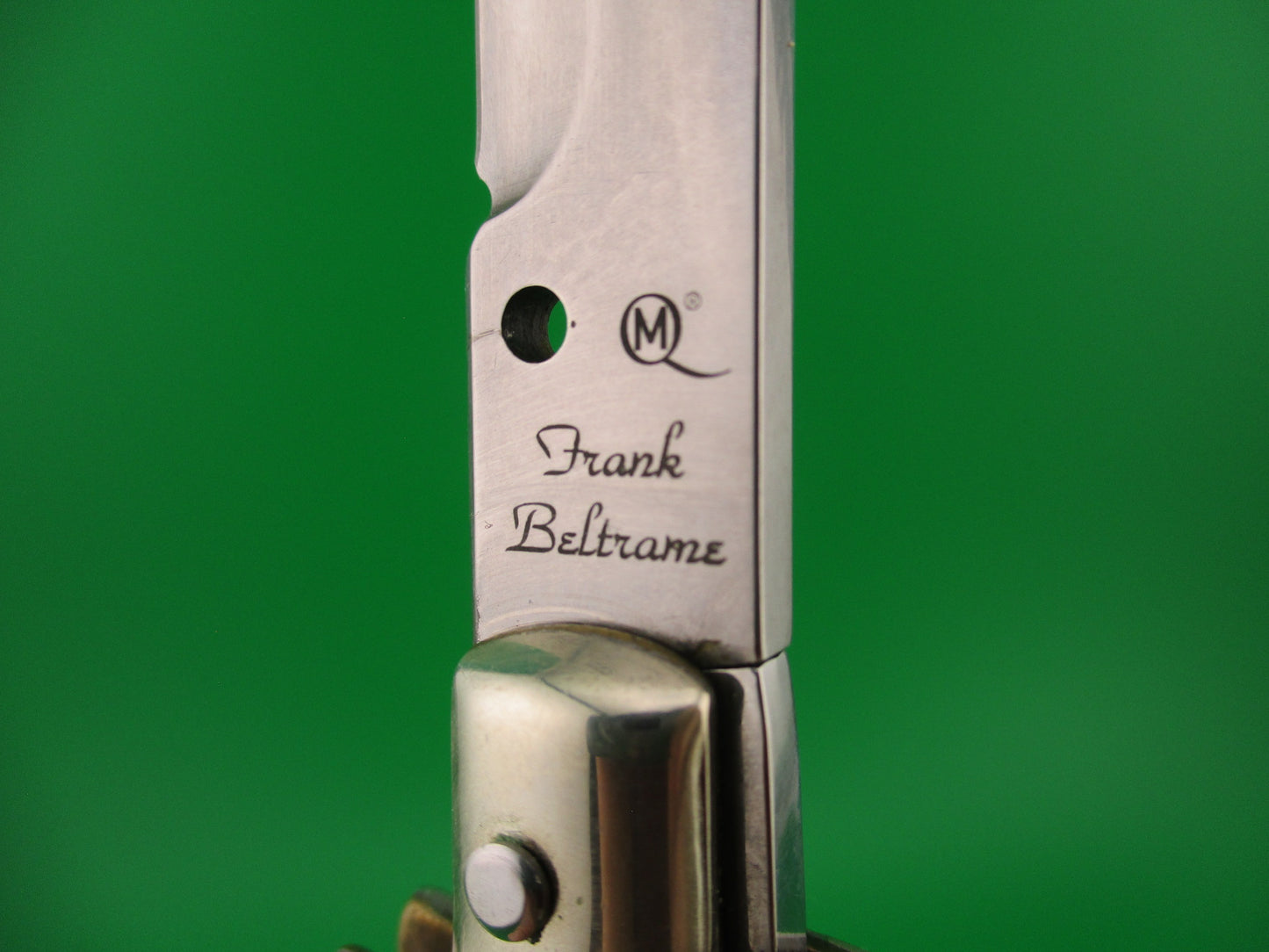 Frank Beltrame 28cm Italian Humpback Horn Limited Edition automatic knife