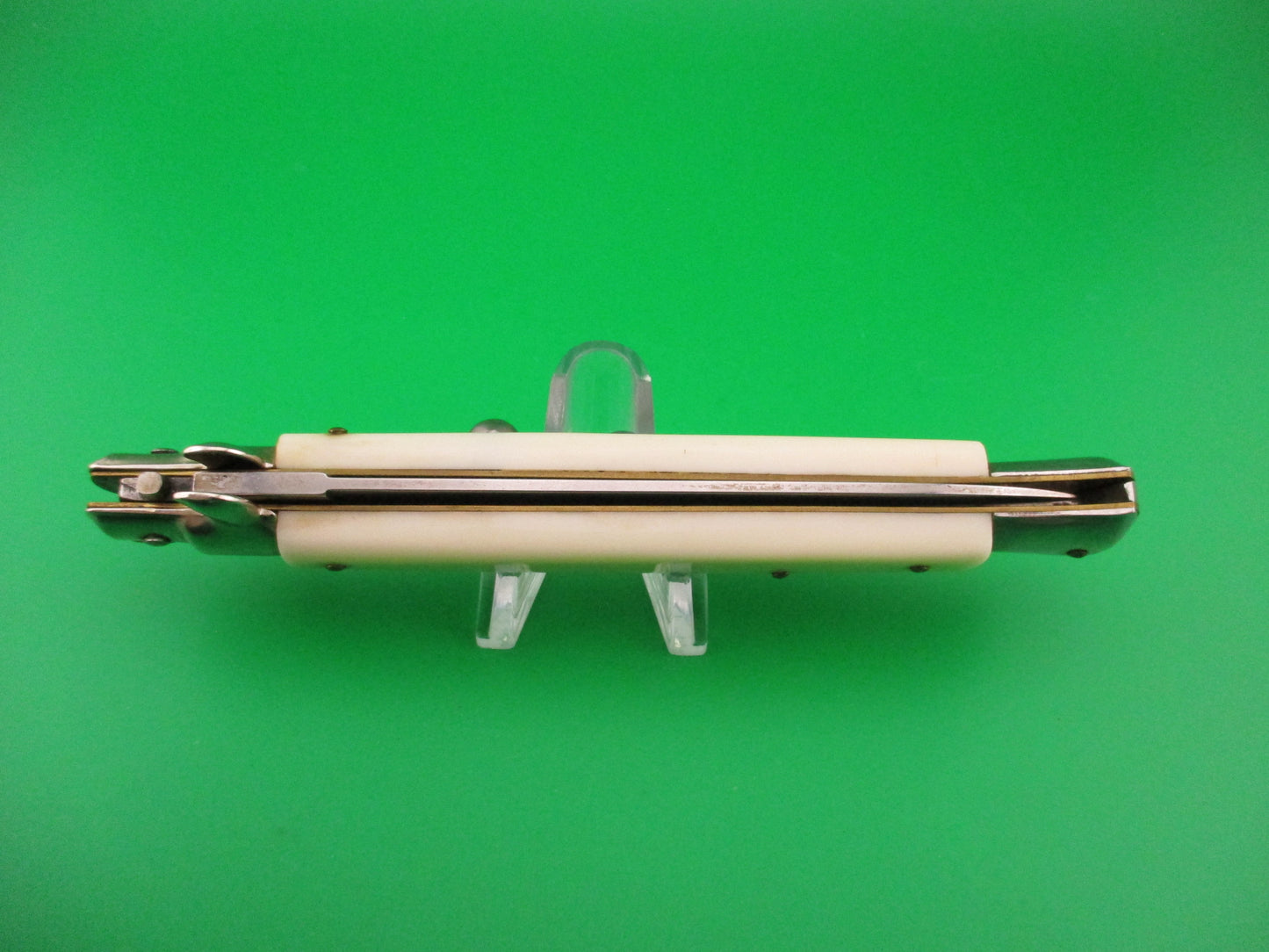 AB STILETTO ITALY 28cm Italian Dagger Blade Camel bone Stiletto switchblade knife