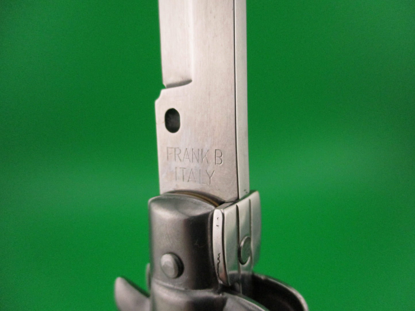 FRANK B ITALY 28cm Italian Stiletto Swivel bolster bayonet automatic knife