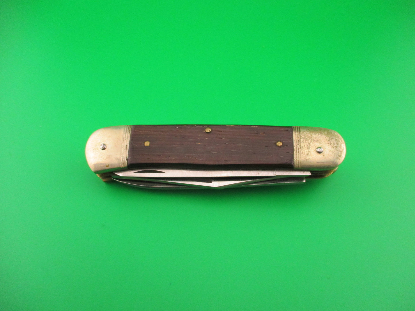 Hubertus 11cm Limited Edition 3 Blade 1998 Custom Made Wood Lever automatic knife