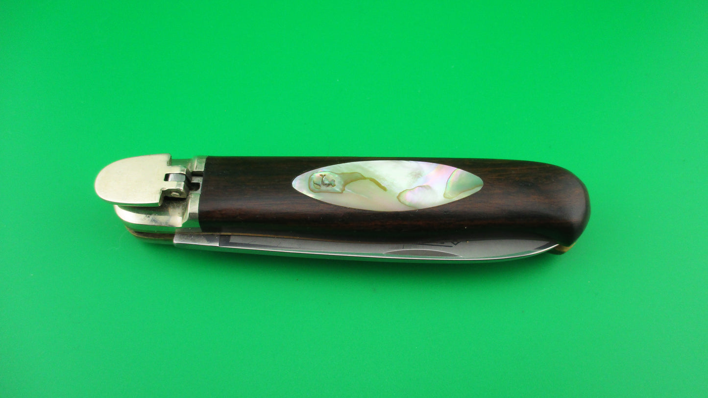 BOKER Tree Brand 712 Classic 11cm German Lever automatic knife Wood/Pearl