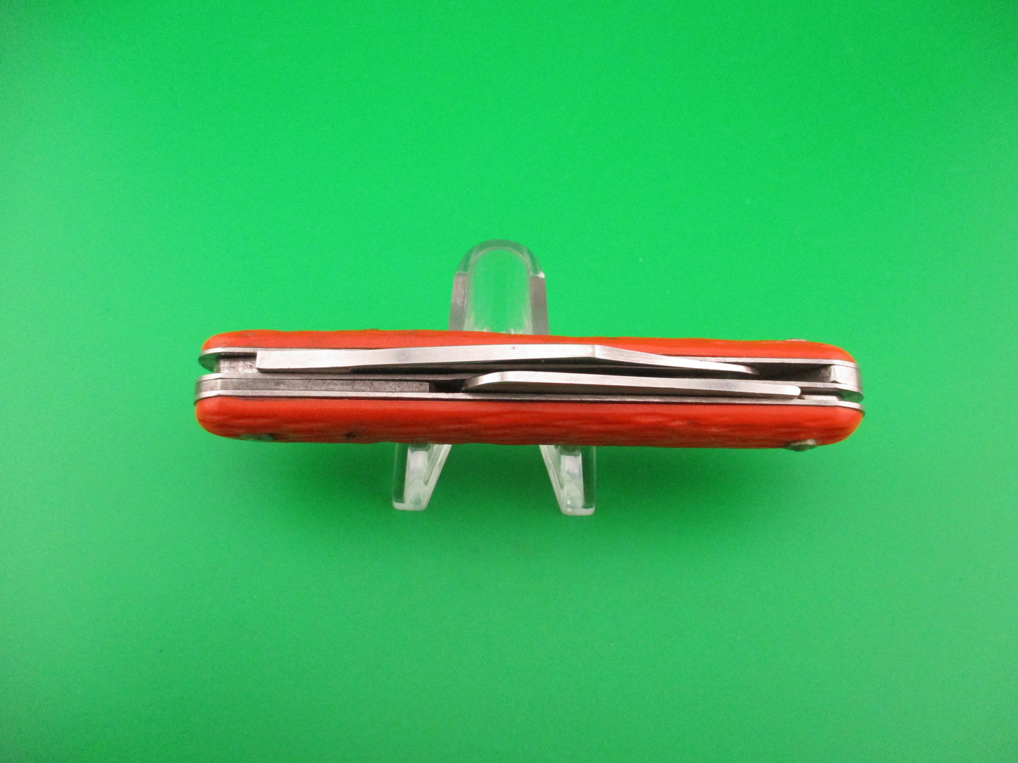 Schrade Walden vintage MC1 Orange military paratrooper switchblade knife