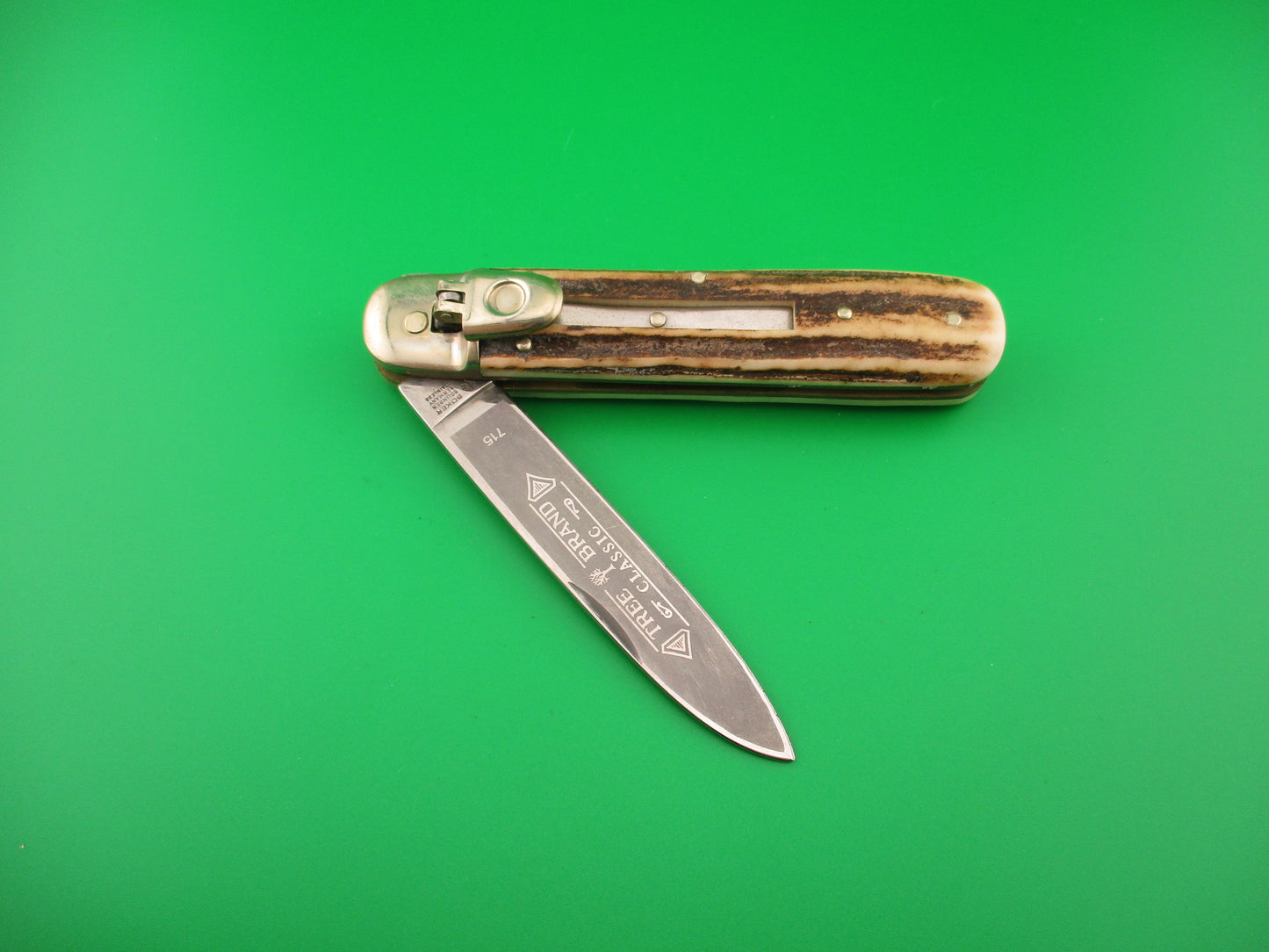 BOKER TREE BRAND 715 11cm German Lever Stag Classic automatic knife