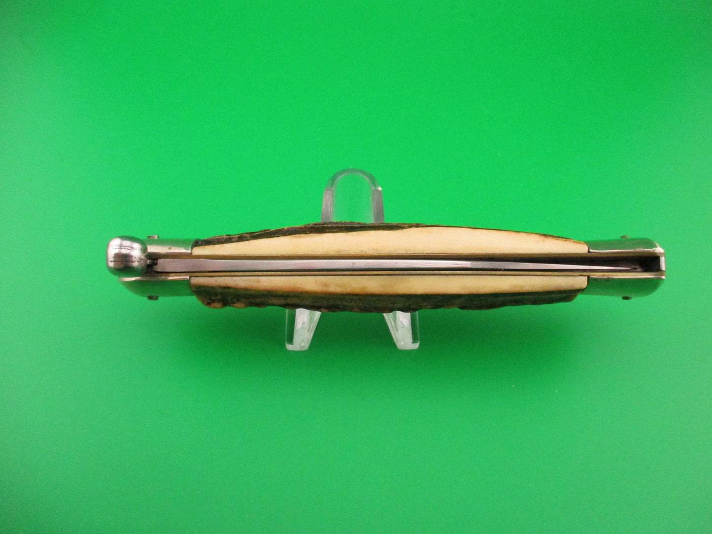 MILANO SZL ROSTFREI RAPID 25cm Italian Stag Knob Flip Open Vintage manual knife