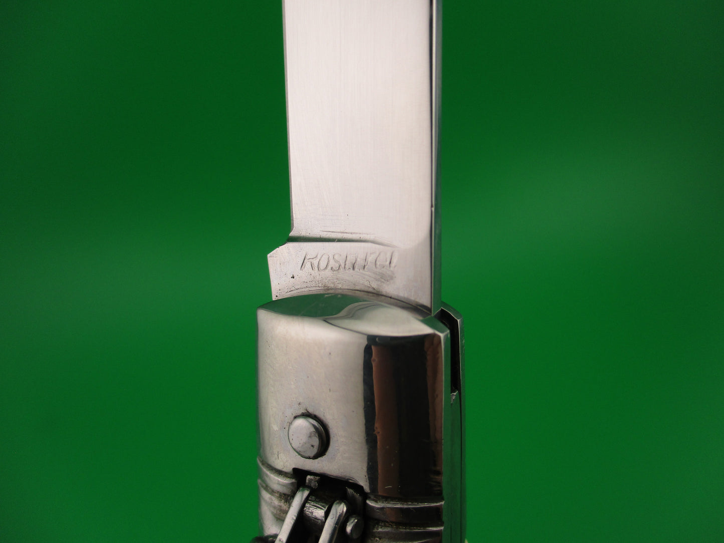 Rostfrei OTHELLO 20cm Italian Faux Stag lever vintage automatic knife
