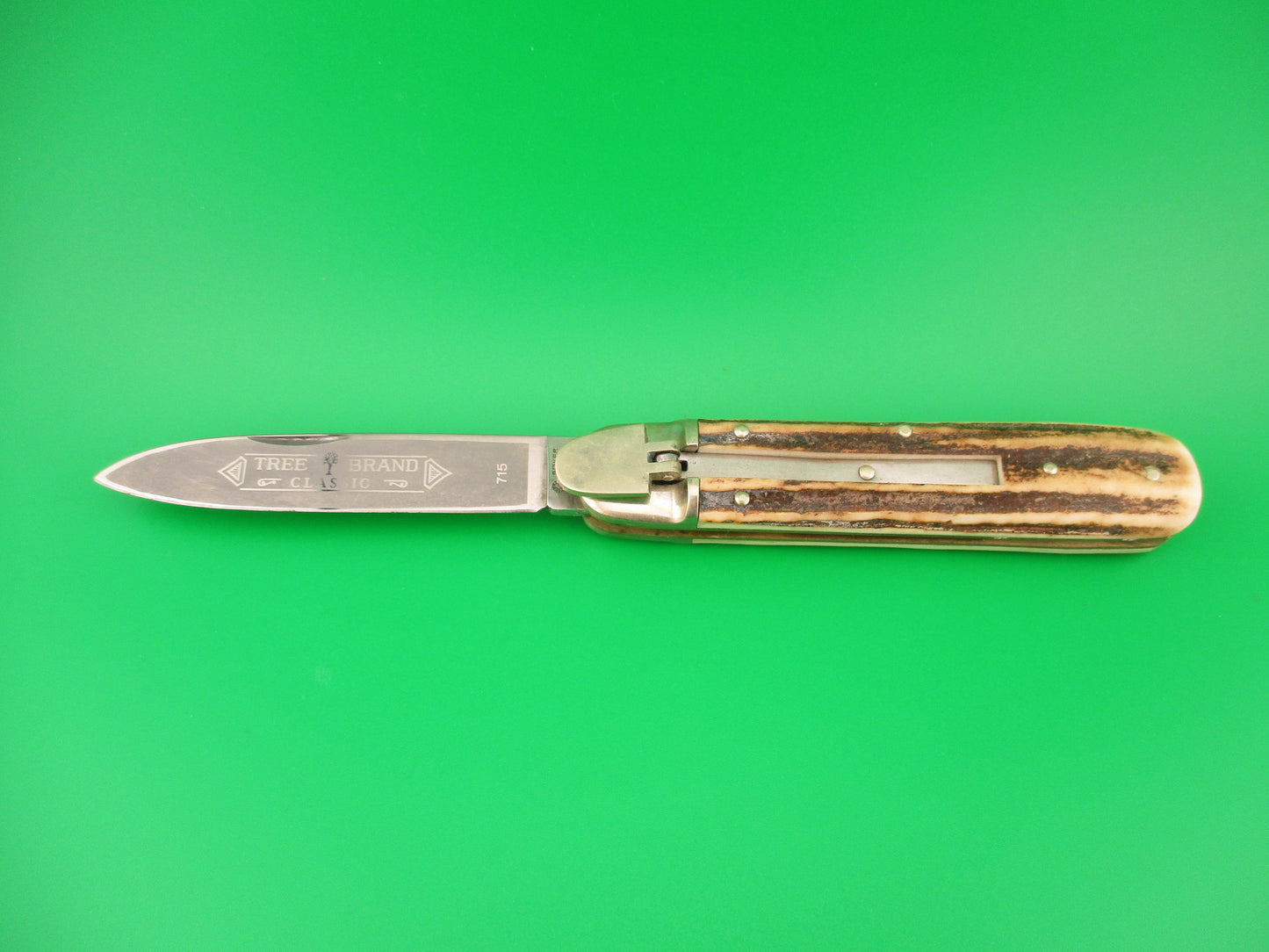 BOKER TREE BRAND 715 11cm German Lever Stag Classic automatic knife