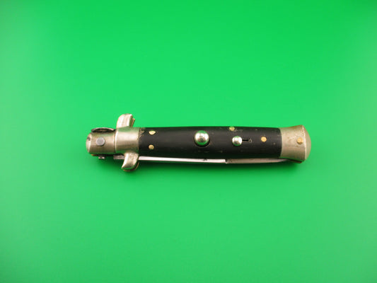 LATAMA ITALY 18cm Italian Picklock Vintage 1950s bayonet & horn automatic knife