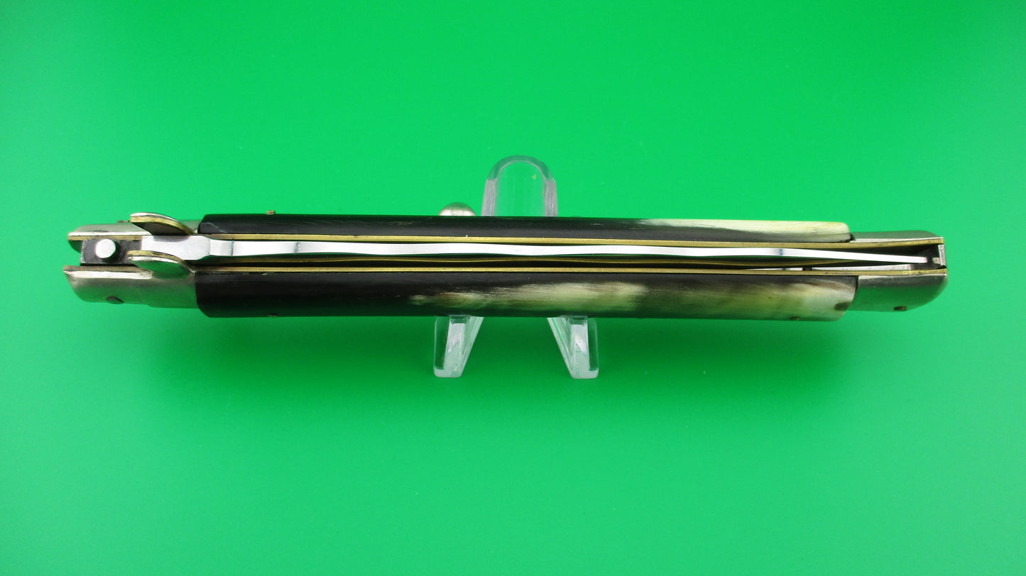 M. ITALY INOX 33cm Italian Picklock KRIS blade automatic knife 1950s Vintage