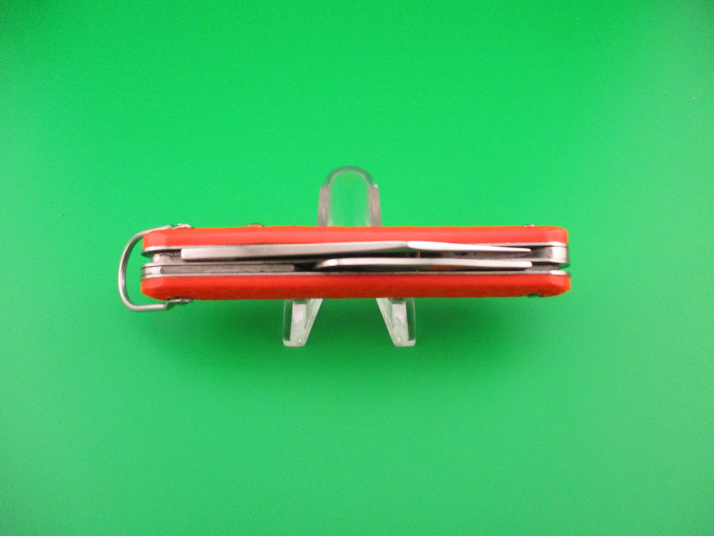 z CAMILLUS vintage MC1 Orange paratrooper automatic knife with hook blade