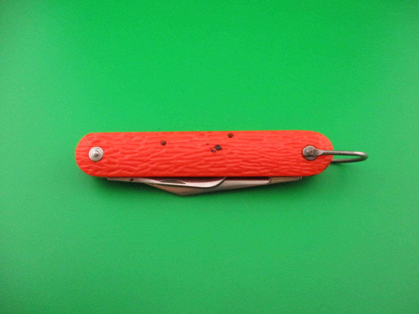 Logan Smyth Venice FL Orange Paratrooper automatic knife