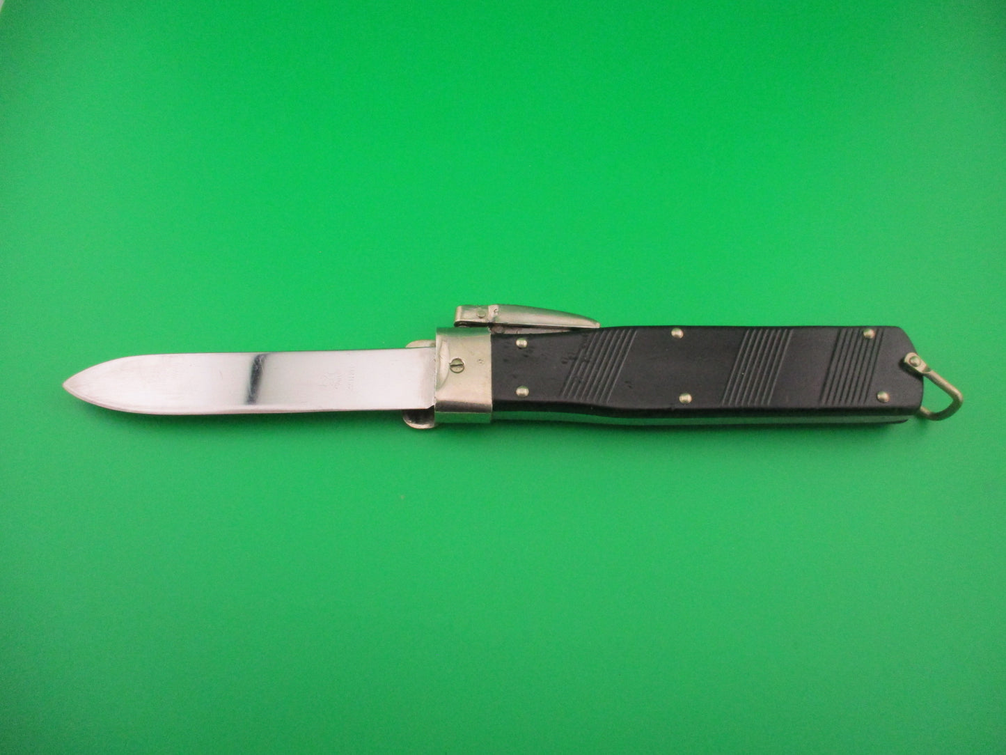 OTHELLO ROSTFREI 1960 23cm German Trap door Gravity knife military