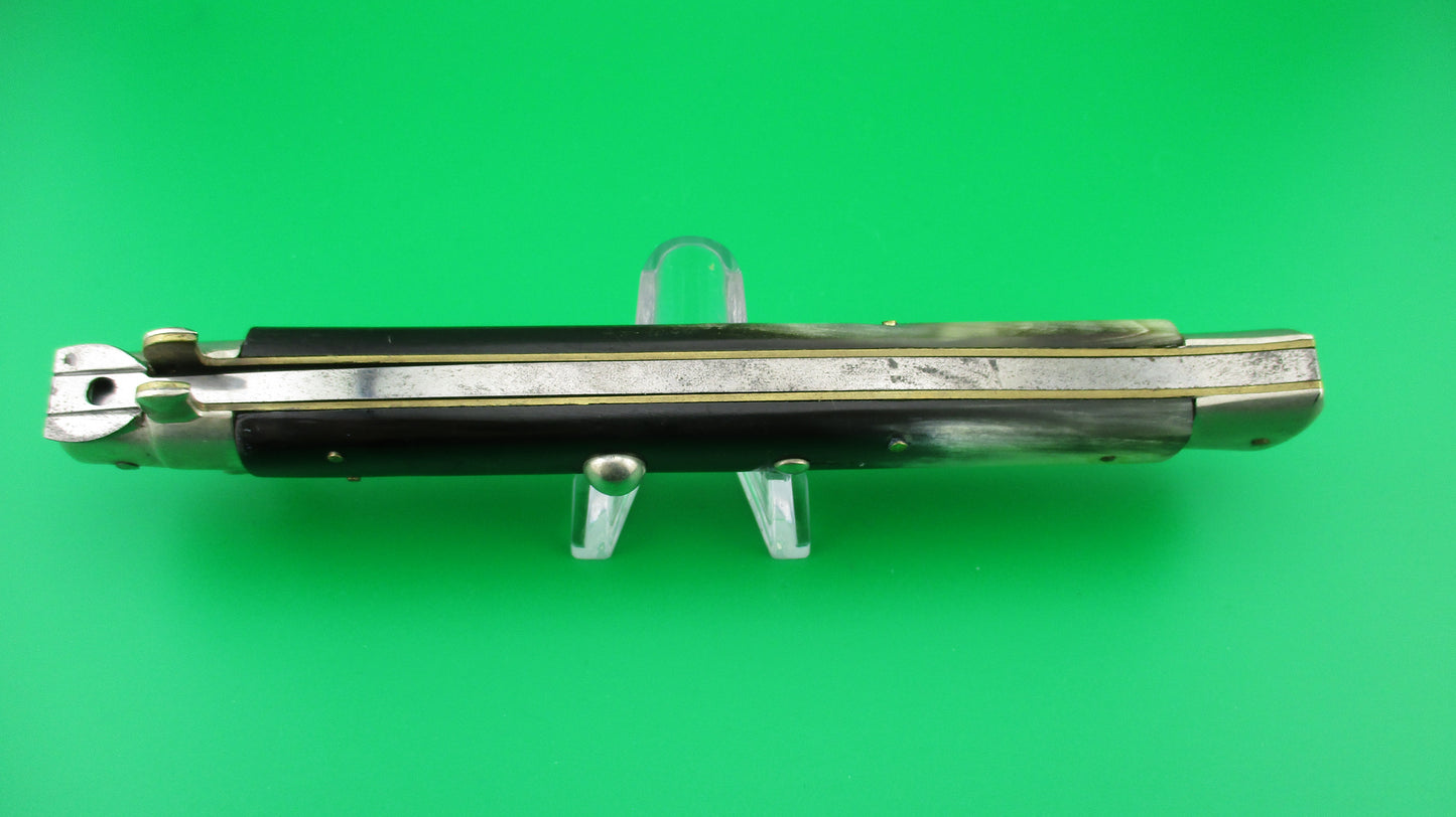 M. ITALY INOX 33cm Italian Picklock KRIS blade automatic knife 1950s Vintage