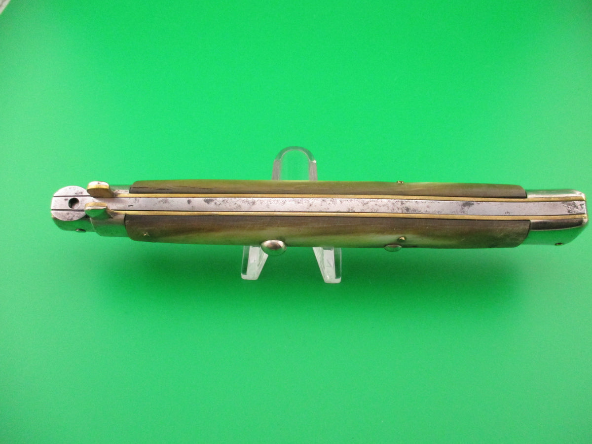 Latama 33cm Italian Picklock 1950s vintage Bayonet Horn automatic knife 5mm