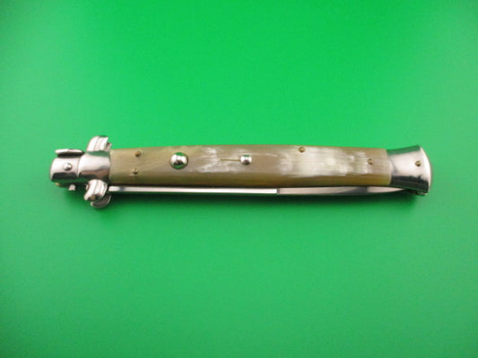 AKC MADE IN ITALY STAINLESS STEEL 33cm Italian Swivel Bolster Honey & Cream automatic