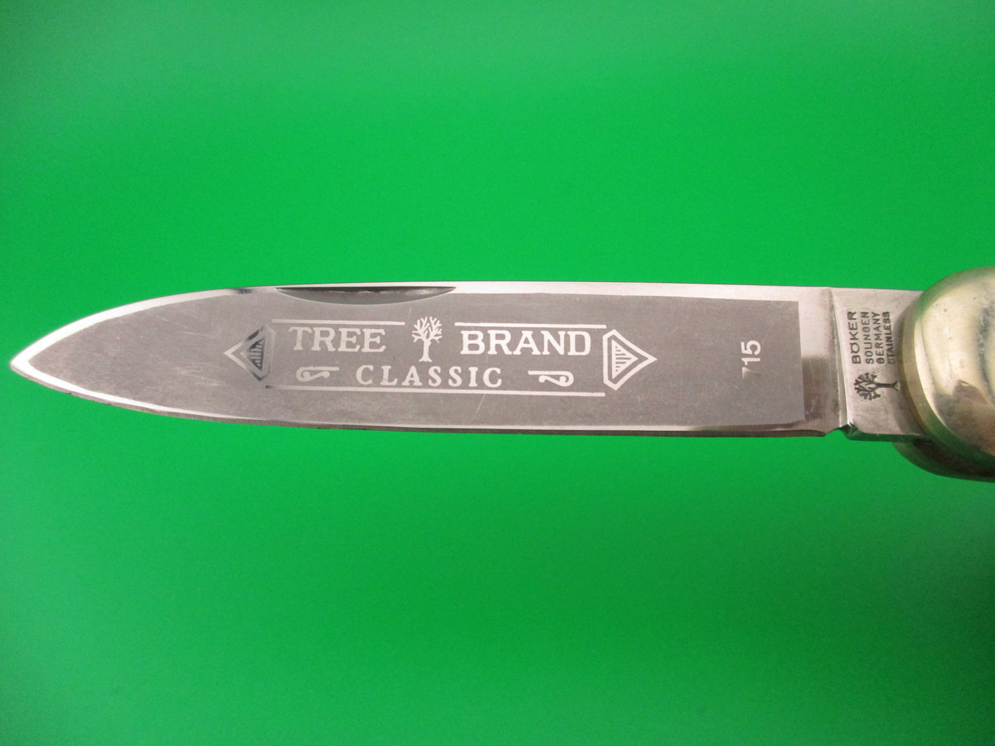 BOKER TREE BRAND 715 11cm German Lever Stag Classic automatic knife