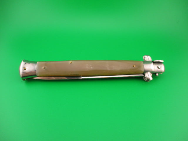 AKC MADE IN ITALY STAINLESS STEEL 33cm Italian Swivel Bolster Honey & Cream automatic