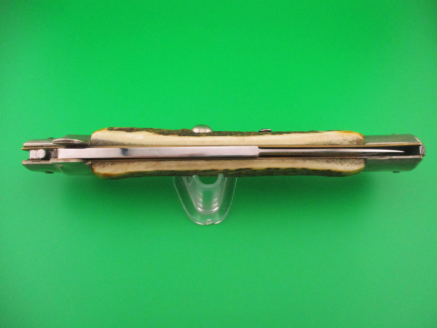 Sterile 38cm Italian Transitional Stiletto Stag 15 inch automatic knife