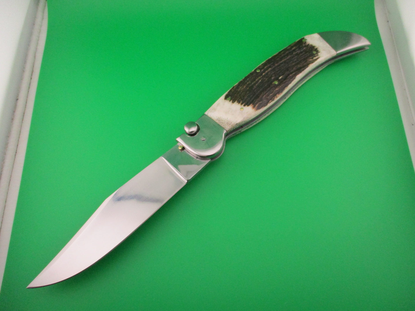 Custom Kabar Grizzly Inspired 15 inch Hand made automatic knife