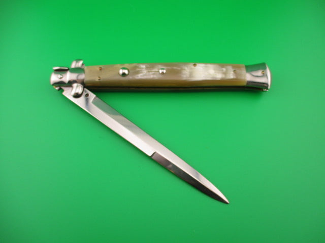 AKC MADE IN ITALY STAINLESS STEEL 33cm Italian Swivel Bolster Honey & Cream automatic