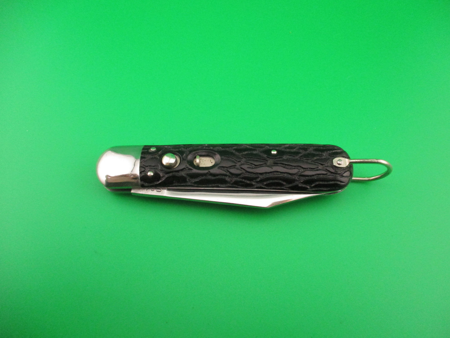 PRESTO M2 Near Mint Military Vintage paratrooper jump knife black switchblade knife