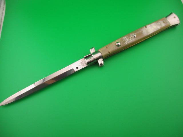 AKC MADE IN ITALY STAINLESS STEEL 33cm Italian Swivel Bolster Honey & Cream automatic